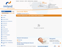 Tablet Screenshot of eckernfoerde.imland.de